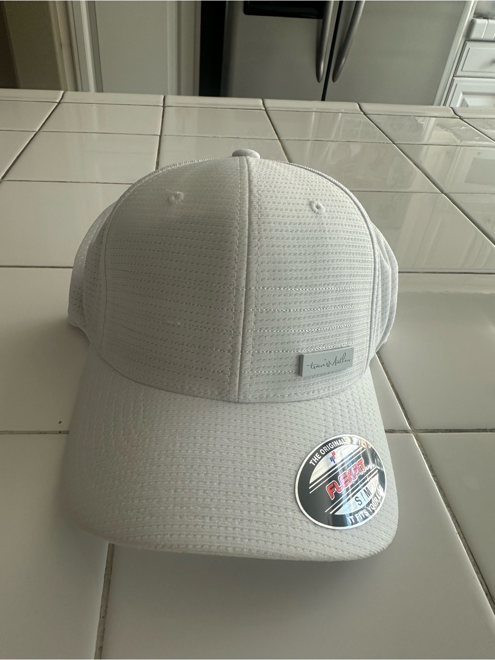 Travis Mathew White Performance Golf Cap